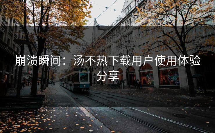 崩溃瞬间：汤不热下载用户使用体验分享