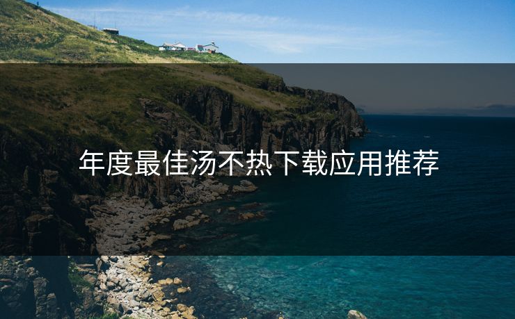 年度最佳汤不热下载应用推荐